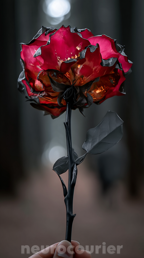 Вдохновение галерея нейро арта, цветы, розы (35)