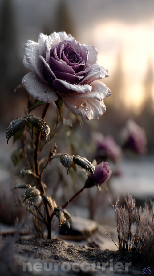 Вдохновение галерея нейро арта, цветы, розы (3)