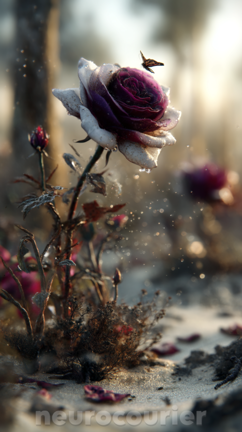 Вдохновение галерея нейро арта, цветы, розы (5)