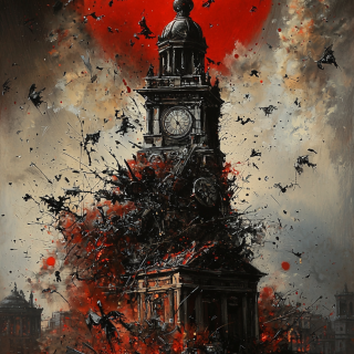 Ralph-Steadmans-crazy-psychedelic-black-white-and-red-drawing-of-St.-Petersburg-at-night.-7287eadd24a5ac900