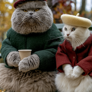 _Two_real_cats_sitting_side_by_side_on_an_old_elegant_wooden__f2211c36-ea35-4748-a453-dda1c4a690fc_19a2893d88a675a91